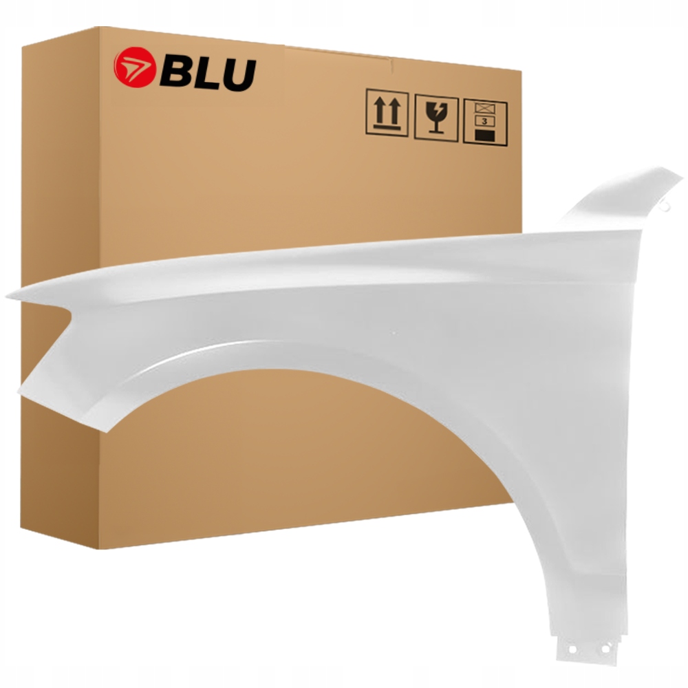 Blu Blatník Audi Q5 8R LX7W levý stříbrný 08-16 přední pozink EisSilber