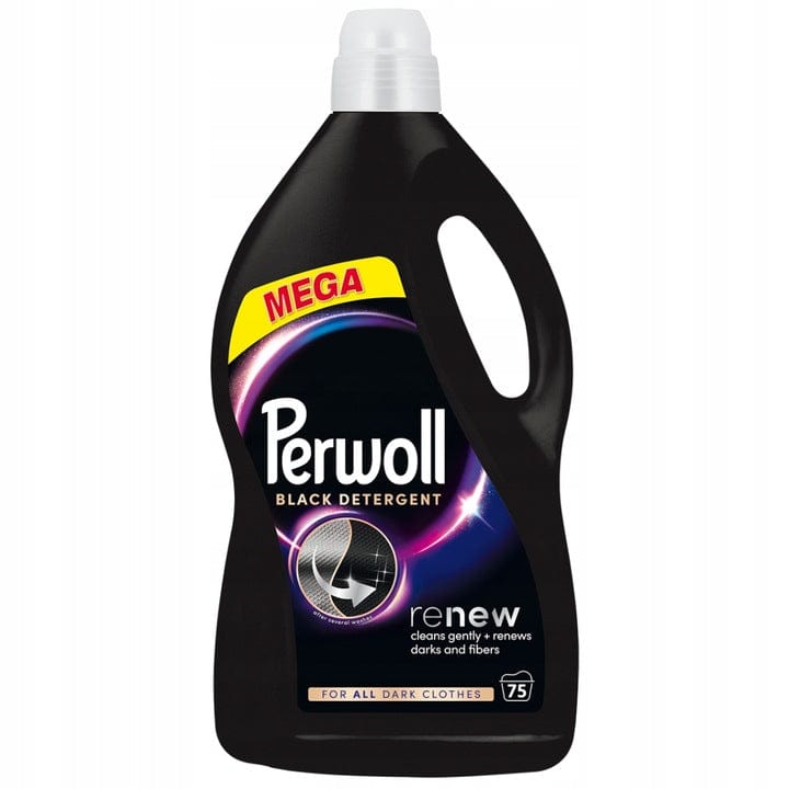 Levně Černý prací prostředek Perwoll 3,75 l Renew Black 75 Praní