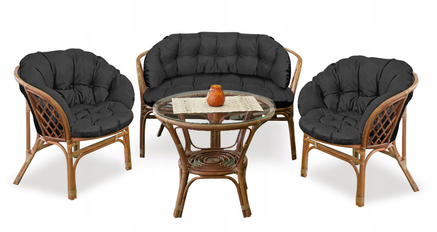 Záhradný set 2x122x40 cm 190x40 cm na stoličku, pohovku, hojdačku, nábytok
