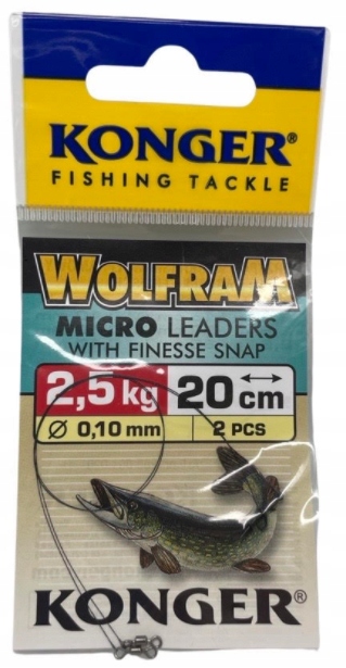 

Przypon Wolfram Konger Micro [20cm/2,5kg] 2SZT
