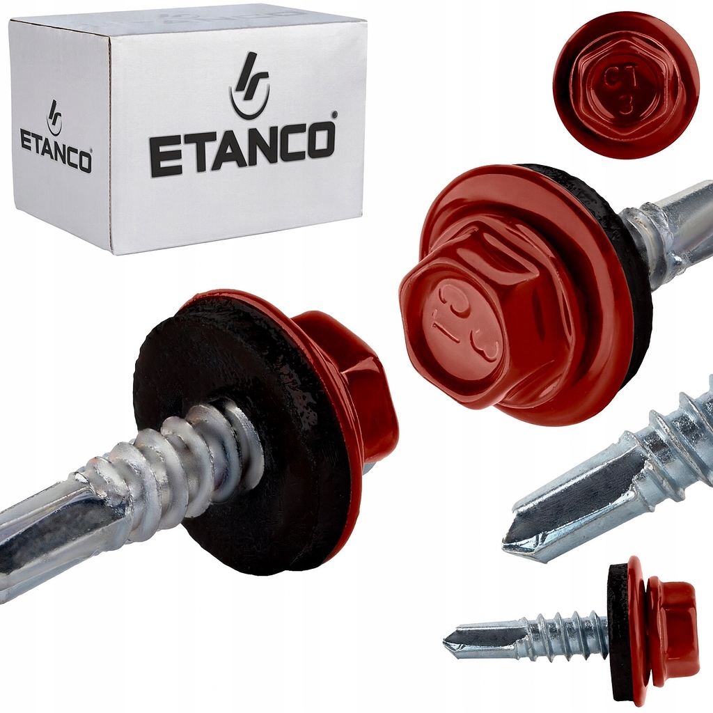 Samovrtné šrouby do oceli a kovu Etanco GT5 5,5x25mm Ral 3005 250 ks