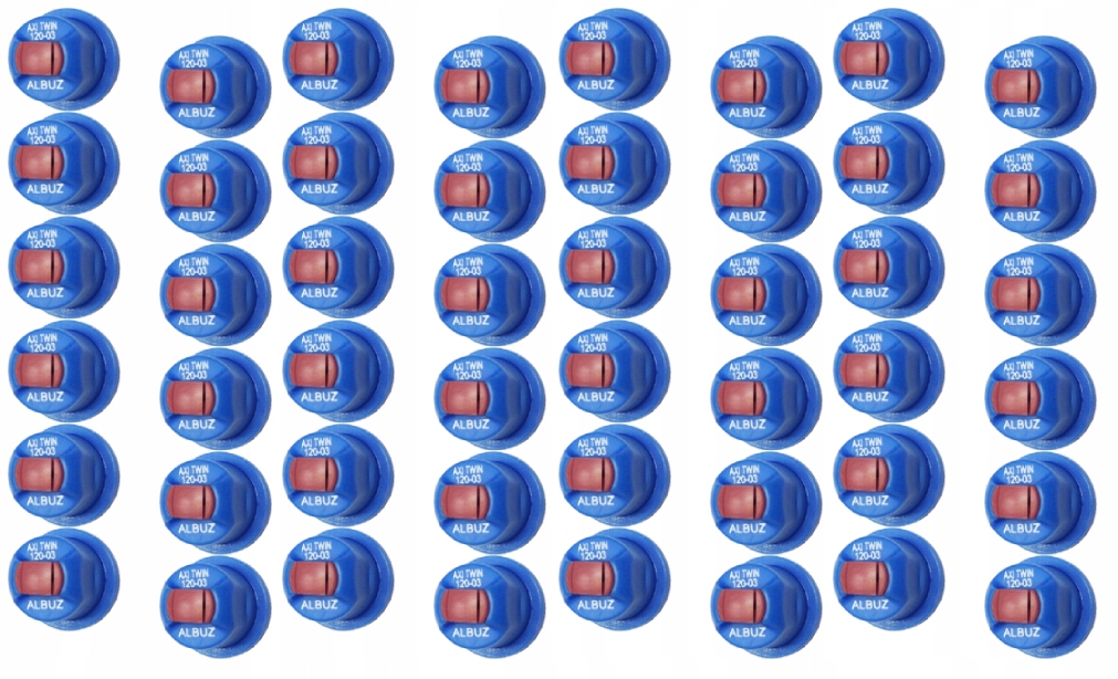 KOMPLET ROZPYLACZY BELKA 24M AXI TWIN 120 03 ALBUZ