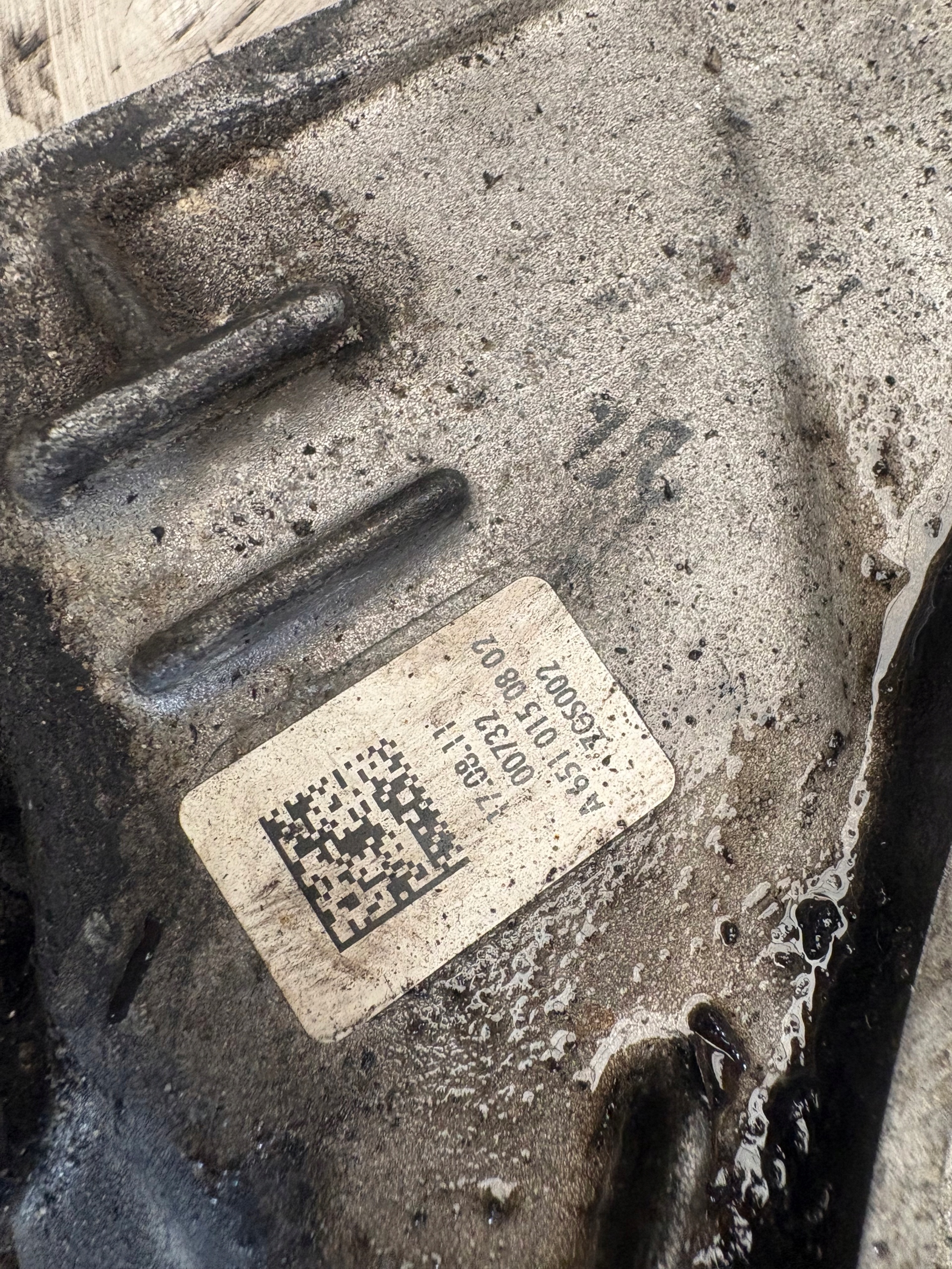 Couvercle carter distribution A6510150802 MERCEDES SPRINTER W906 2.2 CDI 651955