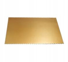 Złoty Podkład pod tort Karbowany 30x40 cm 10 szt.