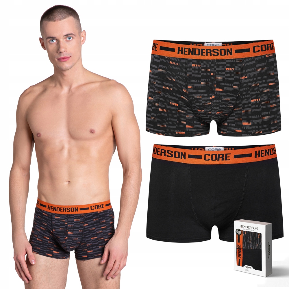 

2x Bokserki Z Odkrytą Gumą Henderson Core 014 *XL