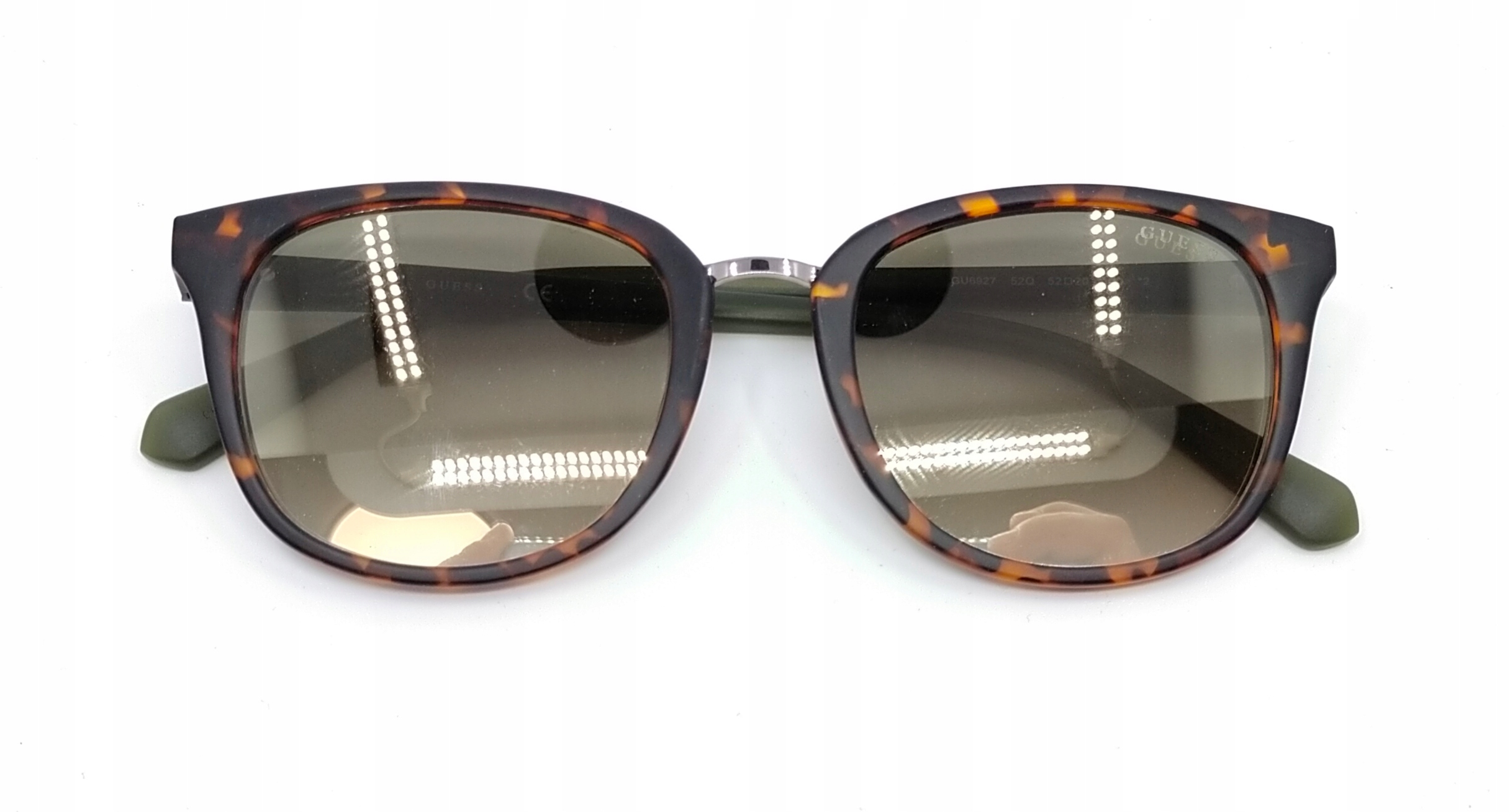 Guess GU 6927 52Q OKULARY PRZECIWSŁONECZNE UV400 Fason nerdy