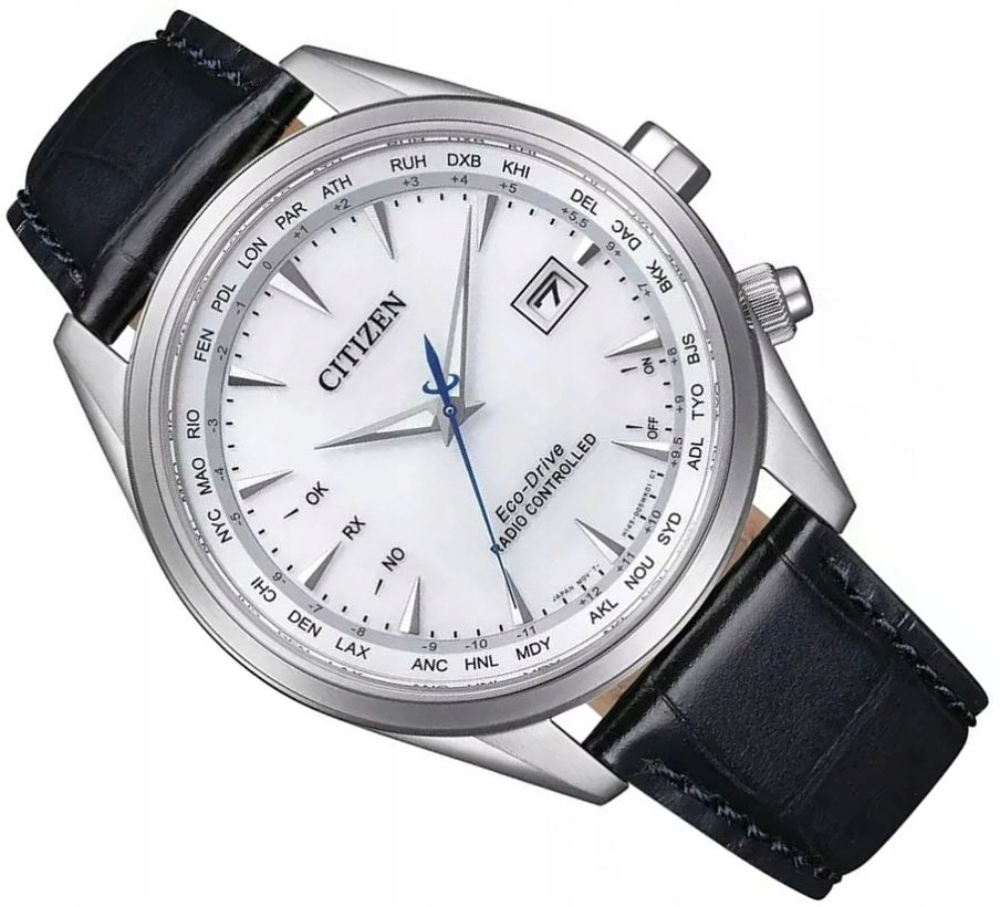 Elegantní Pánské Hodinky Citizen CB0270-10A Solární Rádiem Řízené WR100