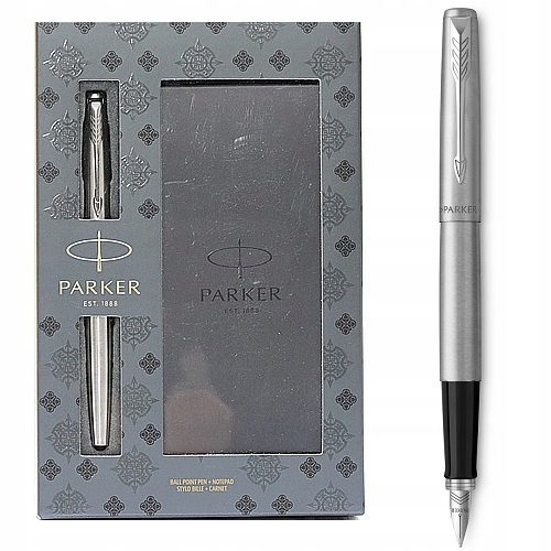 Pióro Wieczne Parker Jotter Stalowy Ct Notes Zestaw
