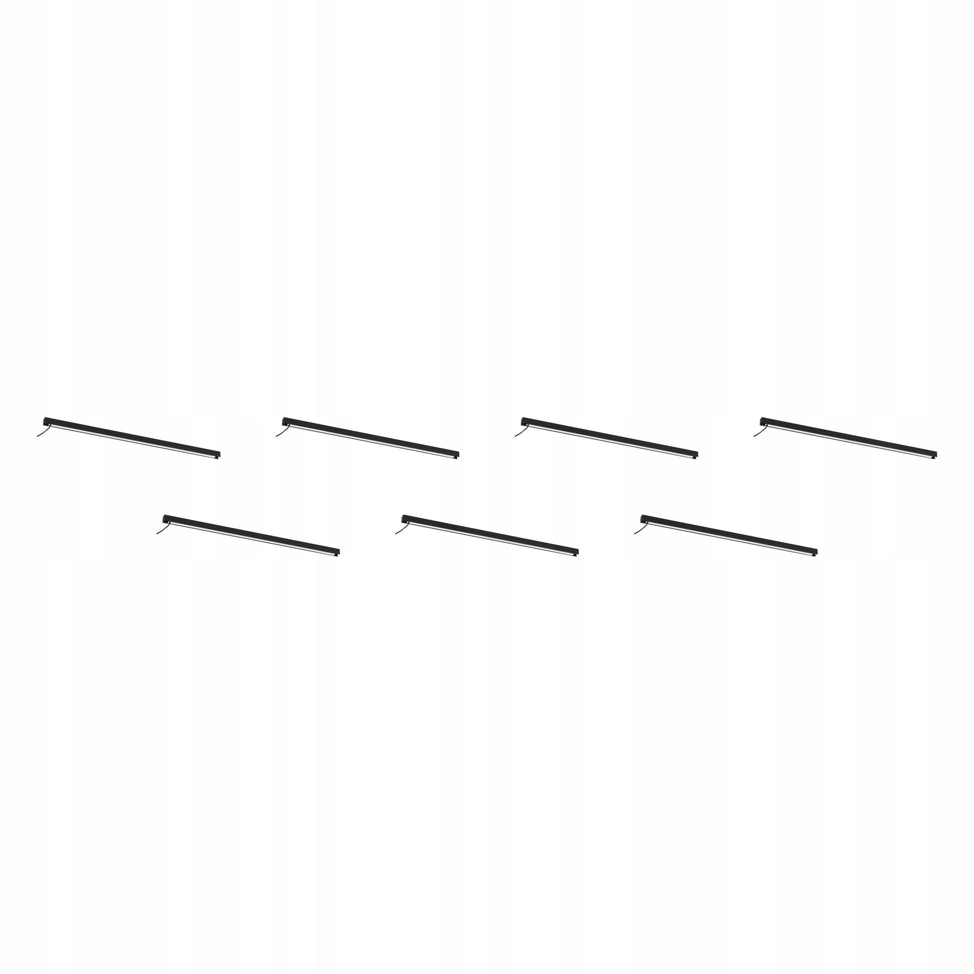 7 ks Led pásek Silverglans 60 cm Stmívací Antracit IP44