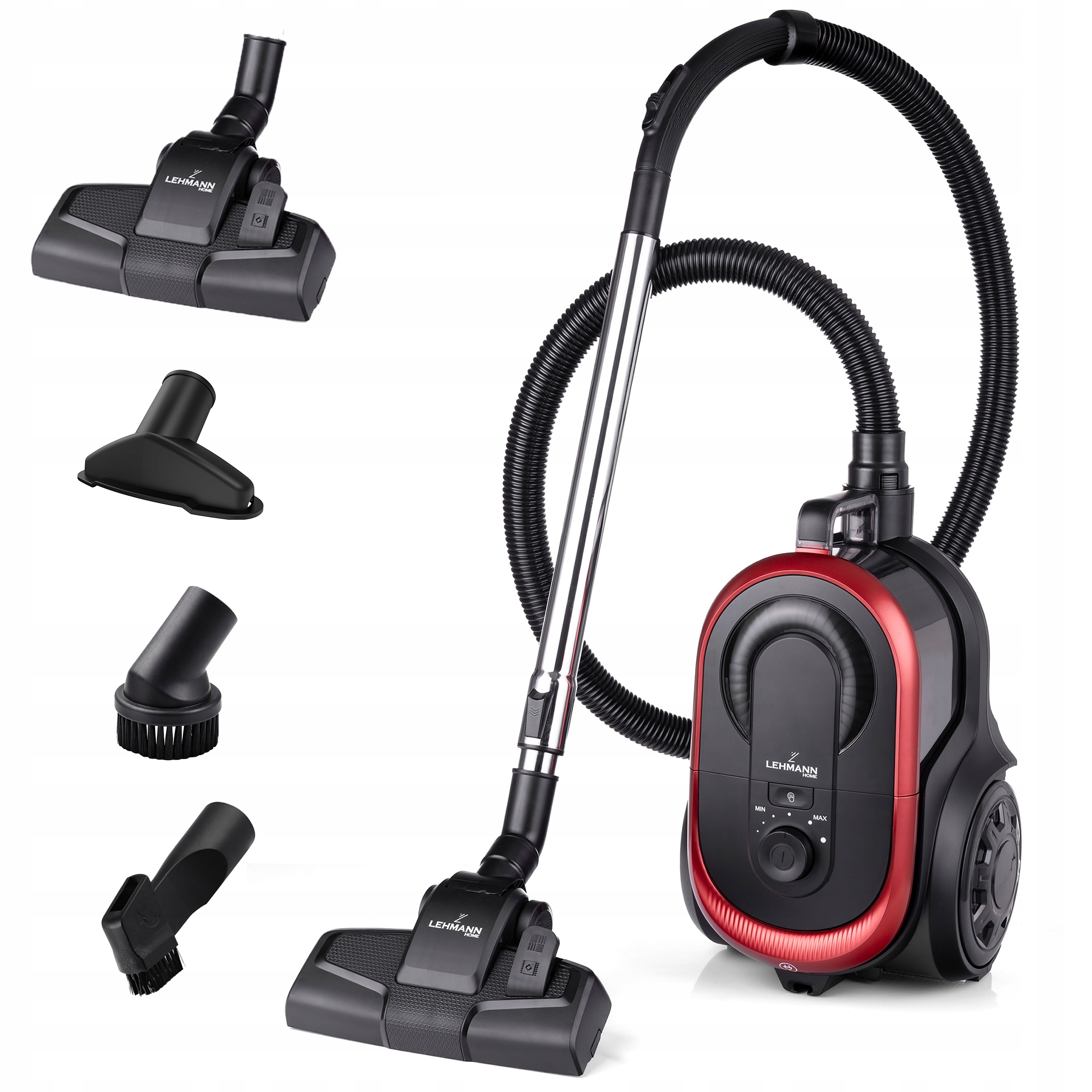 Vysavač Bezsáčkový Cyklonový Domácí 2x Hepa Filtr Malý Výkonný Lehký 4000W