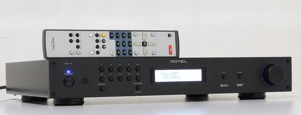 ROTEL RT-11 TOPOWY TUNER RADIOWY CYFROWY DAB+ RDS PILOT ! Kod producenta RT-11