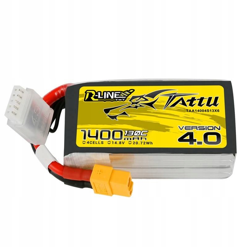 Akumulátor Tattu R-line 4S 14.8V 1400mAh 130C XT60 Pro Drony
