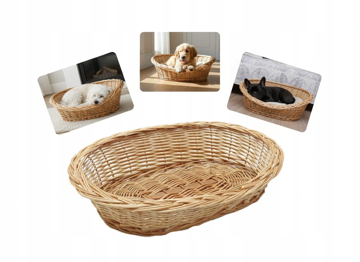 Legowisko Dla Psa 80 cm Legowisko wiklinowe Eko