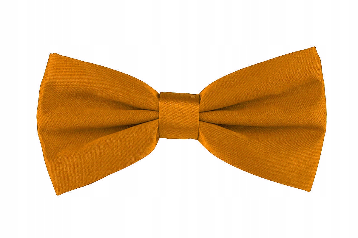 MUCHA MĘSKA MUSZKA MUSZKI - CIEMNO ZŁOTA