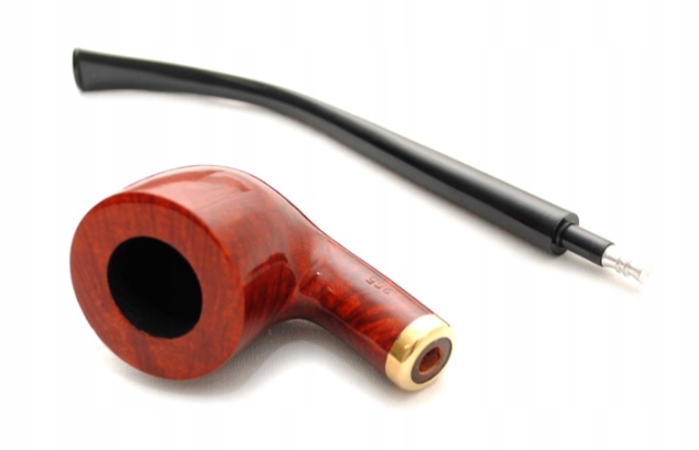 Fajka Z Wrzośca Z Aluminiowym Skraplaczem Premium