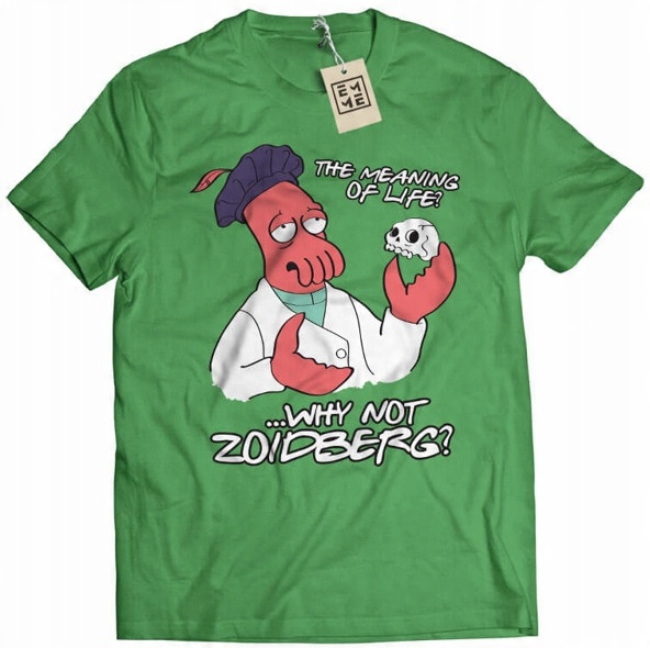 

Koszulka Why not Zoidberg Futurama zielona XL
