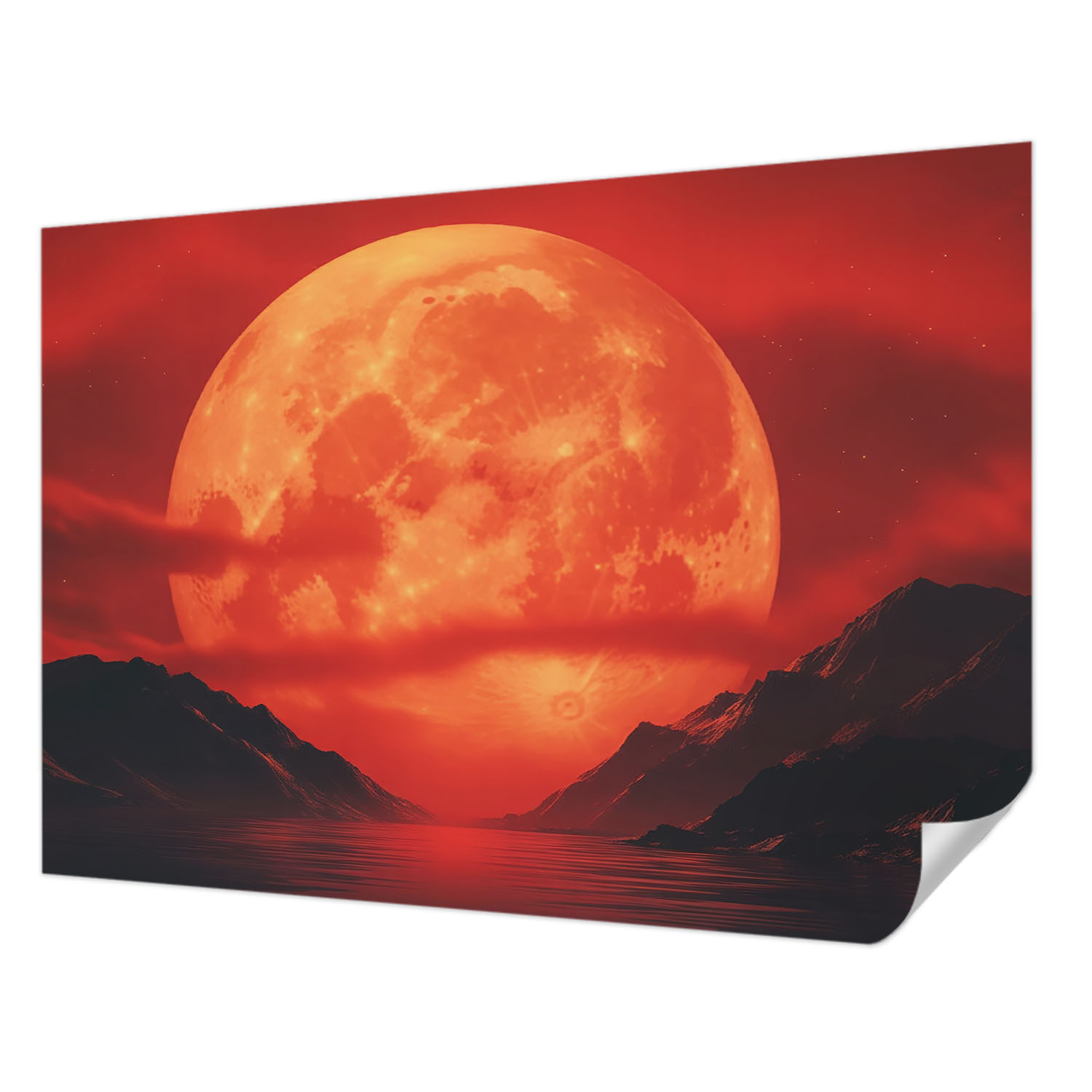 Samolepicí Fototapeta Rychlá Variace stěn Noční jev 208 x 146 cm