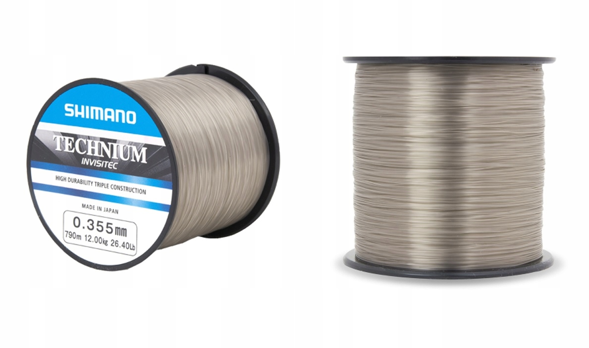 Japońska Shimano Technium Invisitec A Mono 0,205mm 4,2kg 2480m Grey