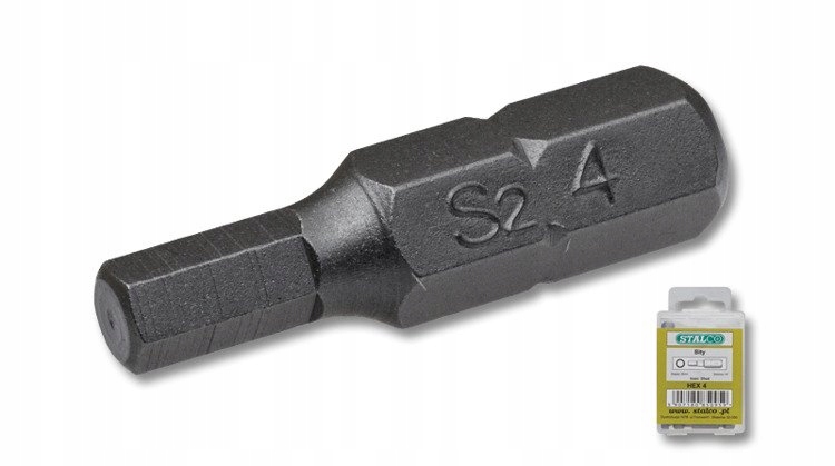 

Bit Bity Grot Końcówka Hex 4x25mm Stalco