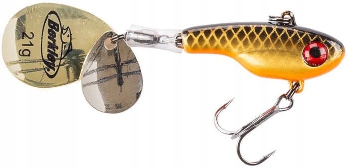 Wirujący ogonek Berkley Pulse Spintail 5g Dark and Dirty Roach Na Okonie