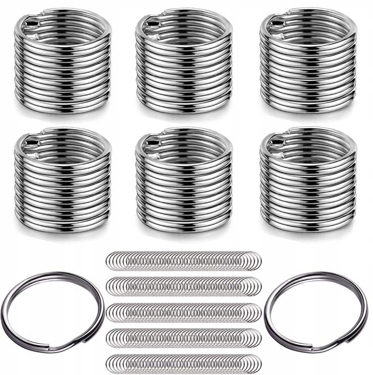 KÓŁKO DO KLUCZY KÓŁKA BRELOK KLUCZE 20 MM 100 SZT