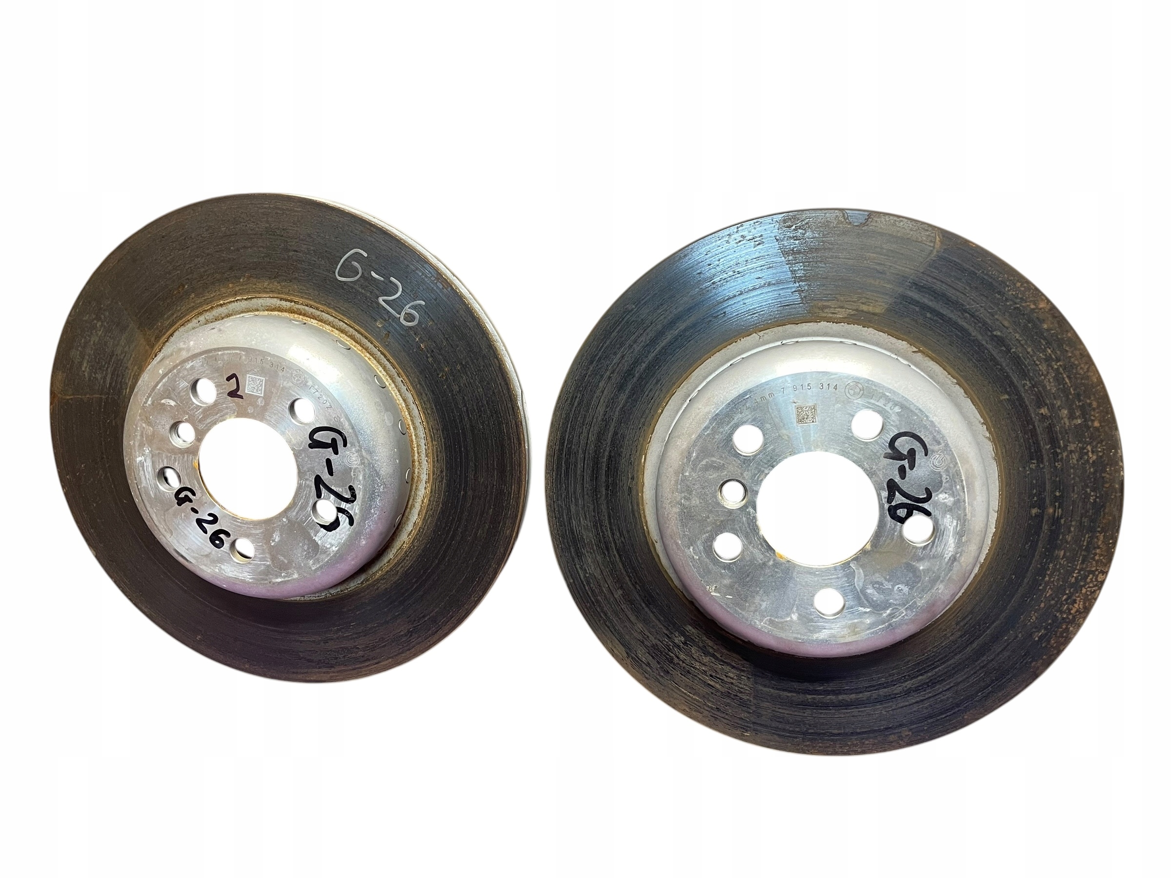 discs brake rear part 345x24 + plates + sensor m-packet KPL BMW 4 G26 26 KM
