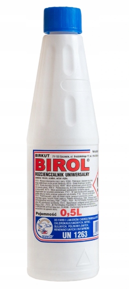 

Rozpuszczalnik Birol 0,5L