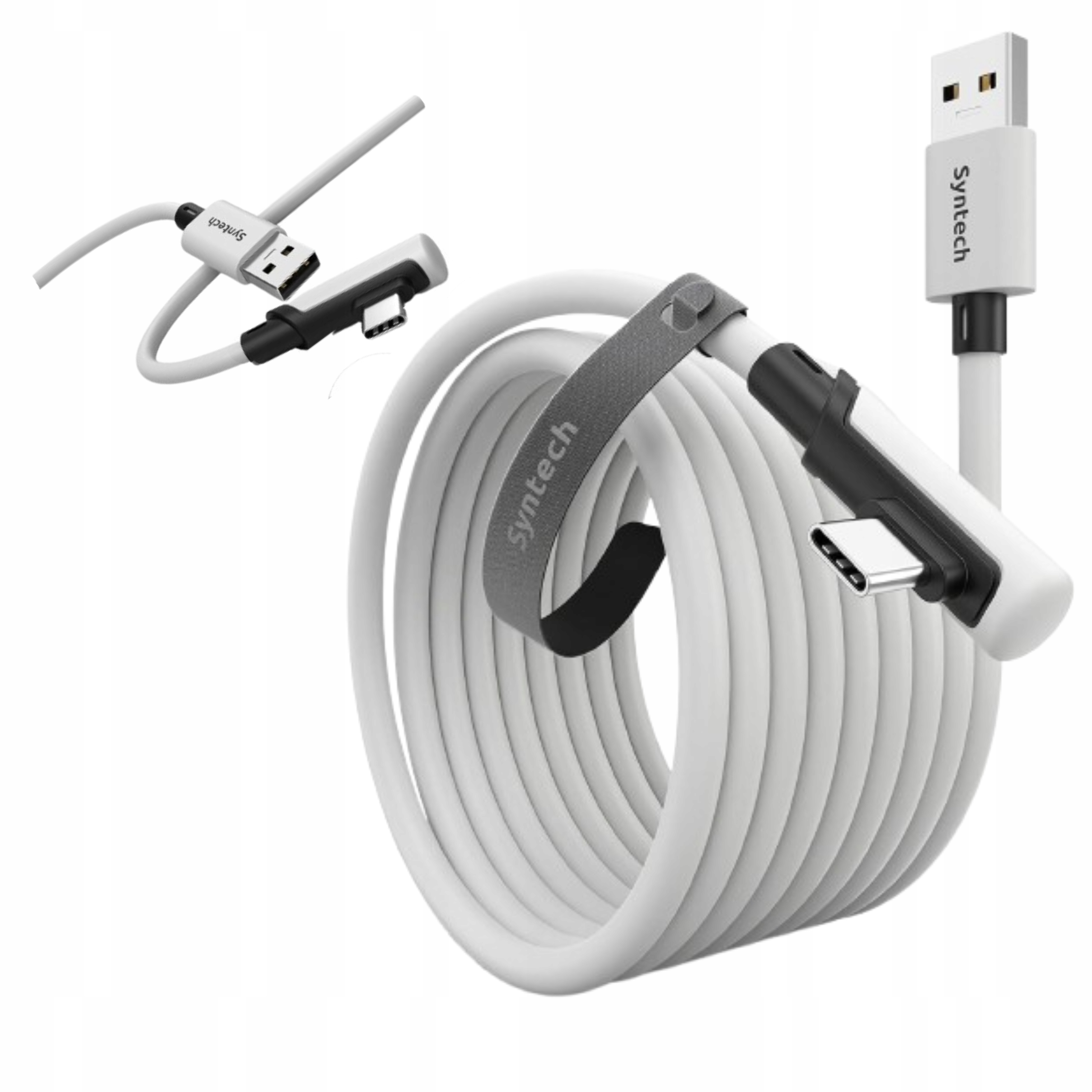 Kabel Usb 3.0 (a) Na Usb-c 5M Quest 2/3 Pc Steam Vr Szybki Transfer Danych