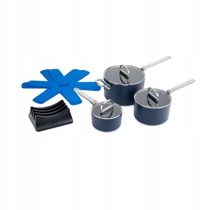 Sada 3 Nádobí S Víkem Stojan Space Joseph Joseph