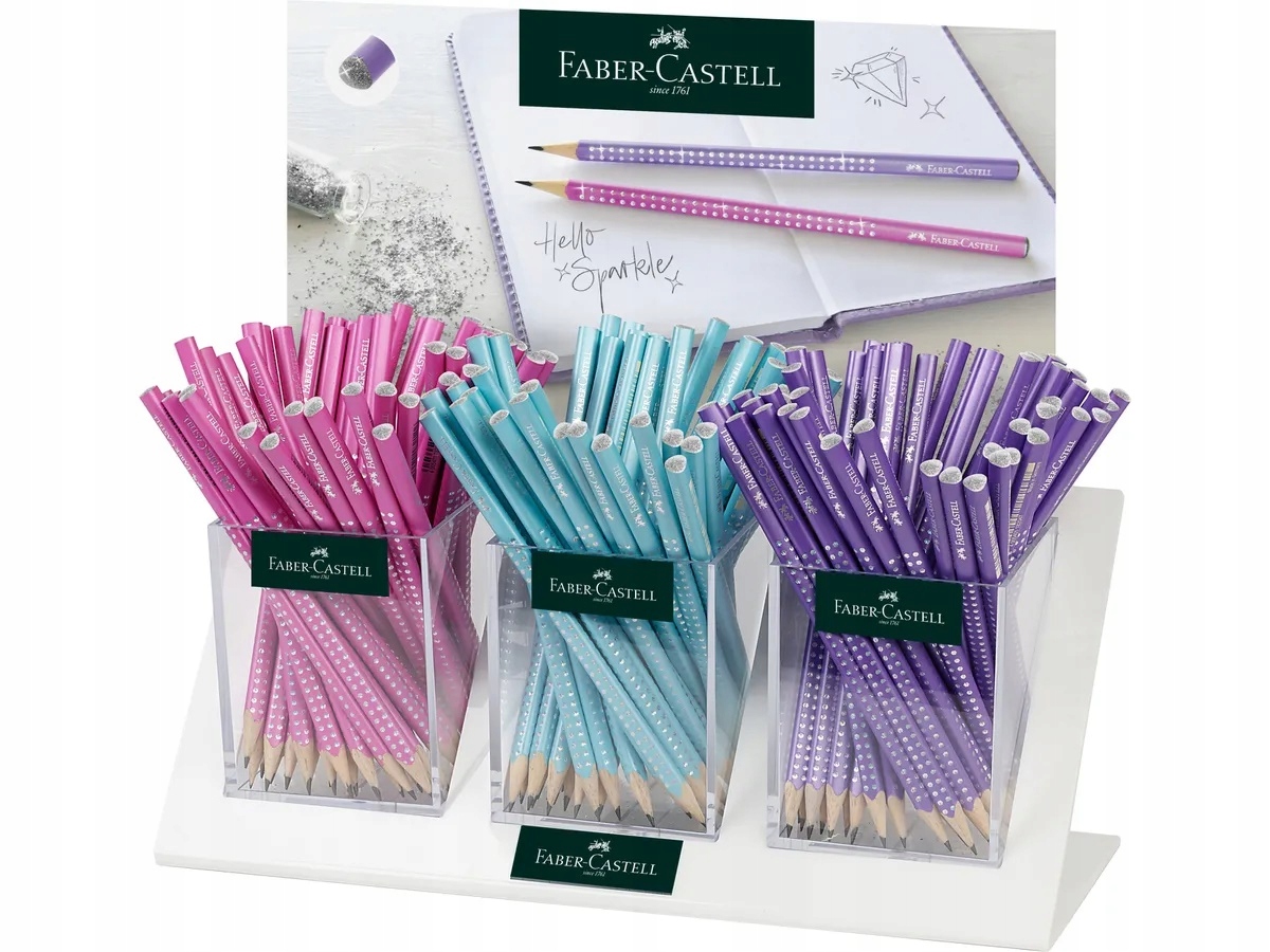 OŁÓWEK SPARKLE (144) FABER CASTELL 118223  2238