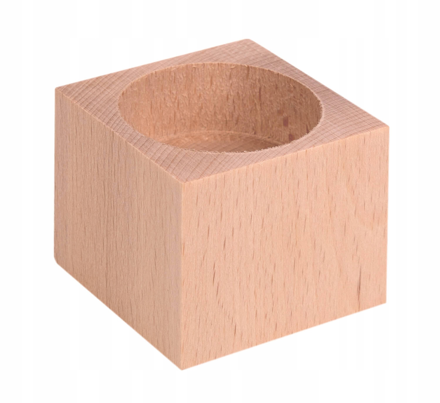 

Drewniany Świecznik na tealight świąteczny 4cm