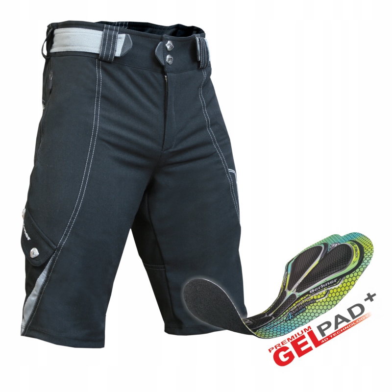 

Berkner Spodenki Szorty Rowerowe Z Wkładą Gel Mtb