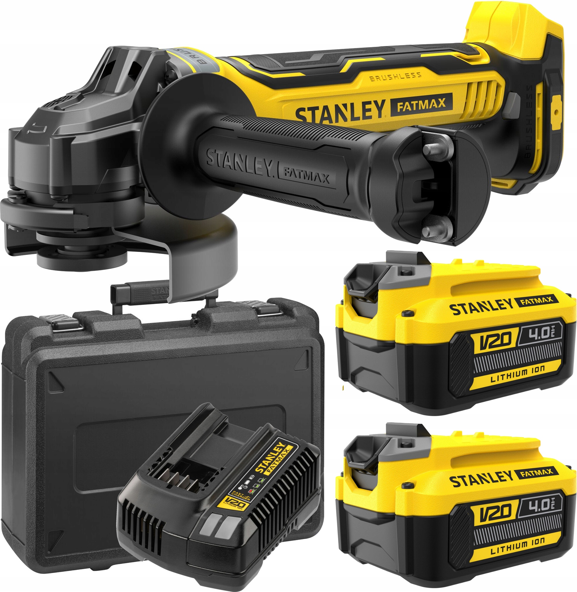 

Stanley SZLIFIERKA125mm 18V 2x4Ah V20 SFMCG700M2K