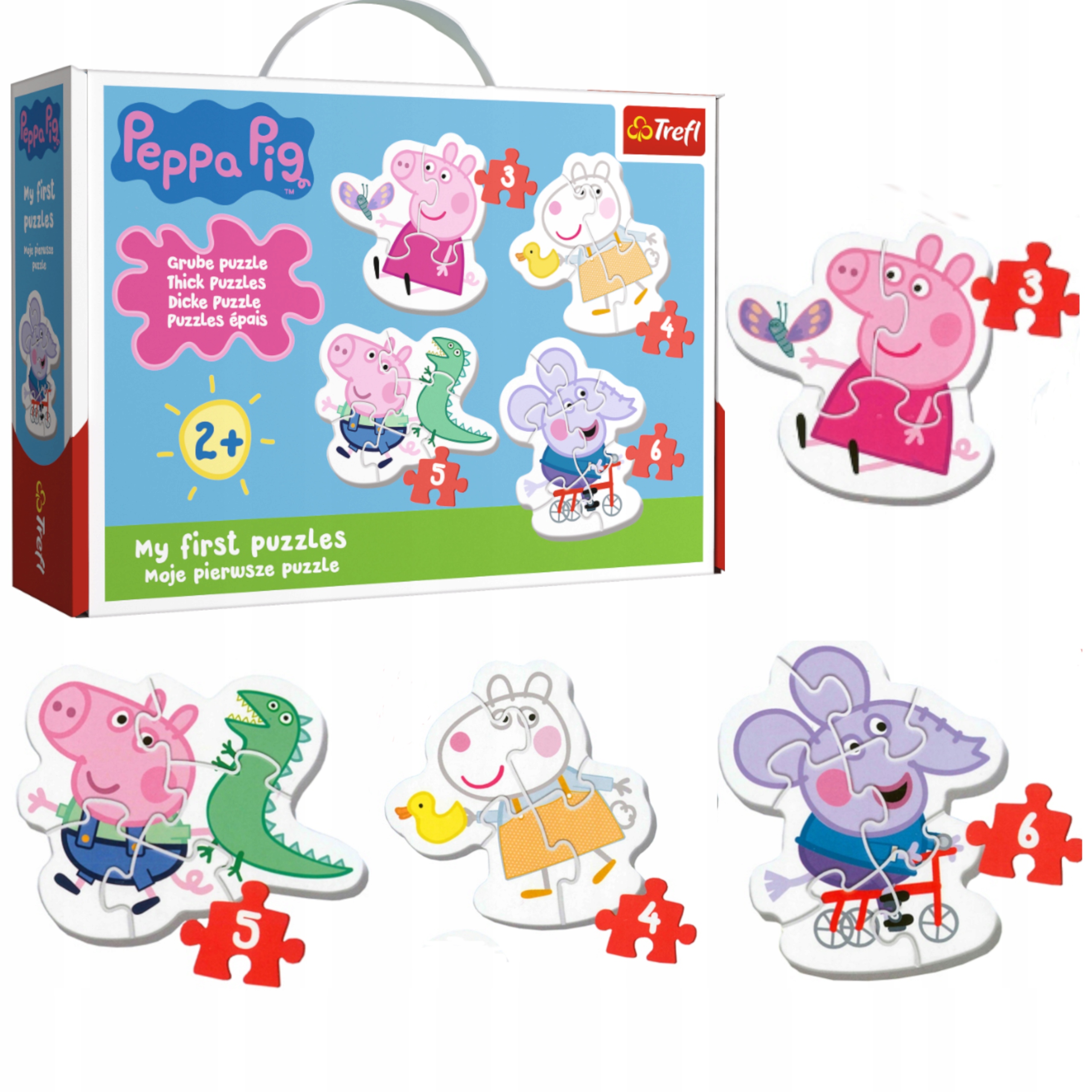 Puzzle Baby Classic Świnka Peppa Urocza Świnka Peppa TREFL 2+ 36086