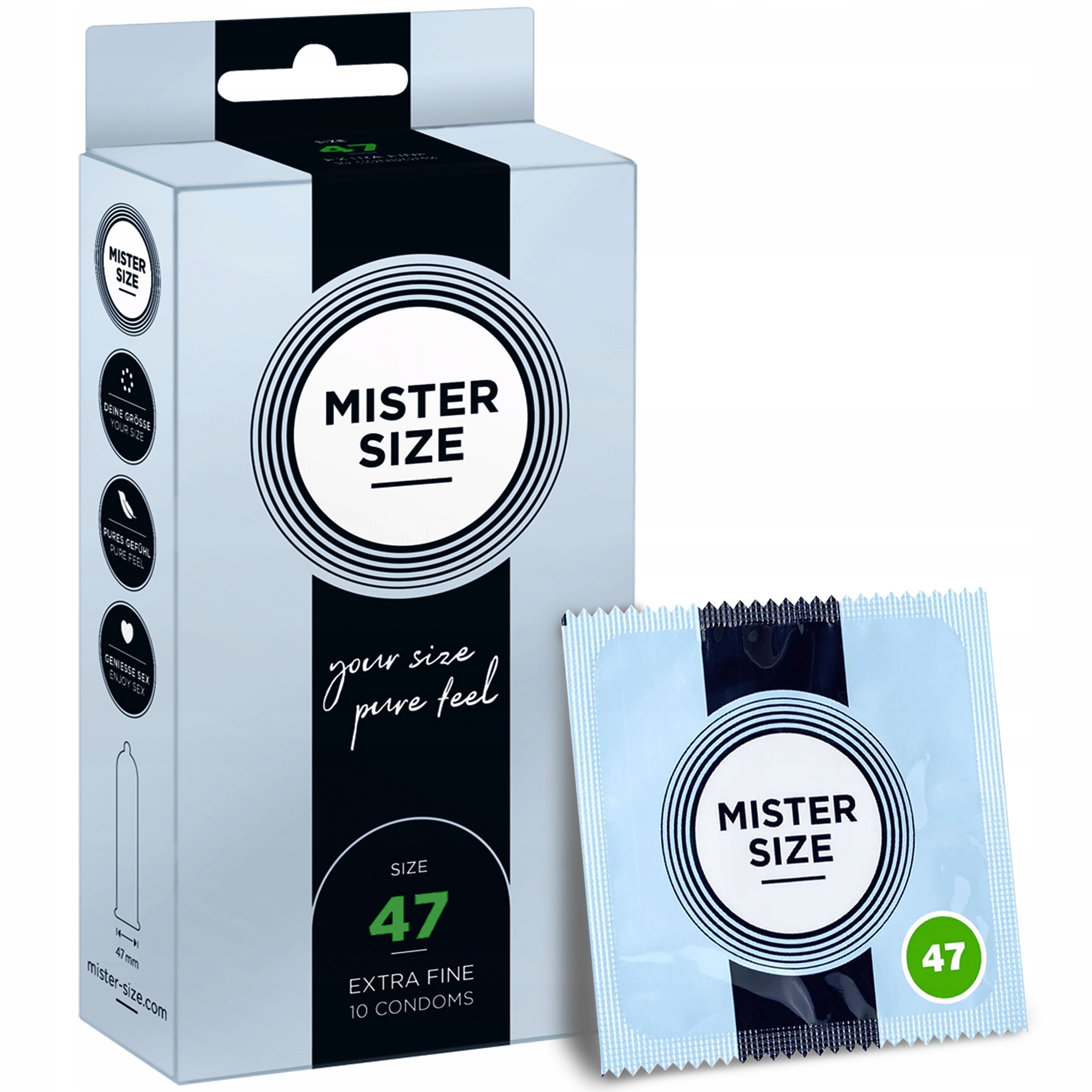 

Prezerwatywy Mister Size Mały Rozmiar S 47MM 10SZT