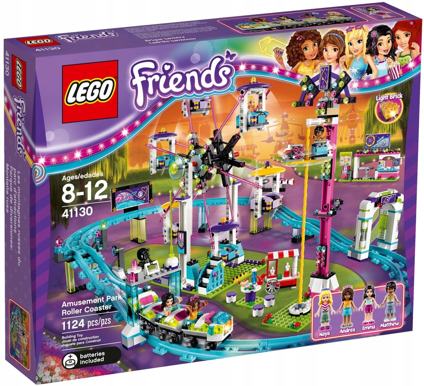Lego Friends 41130 Horská dráha v zábavním parku Nové