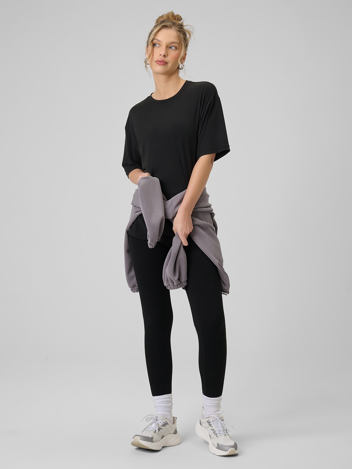 4F Dámské Pletené Legíny Černé Slim Xs