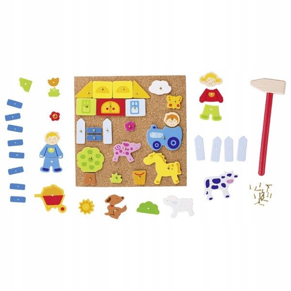 

Goki Przybijanka Wbijanka korkowa tablica Farma