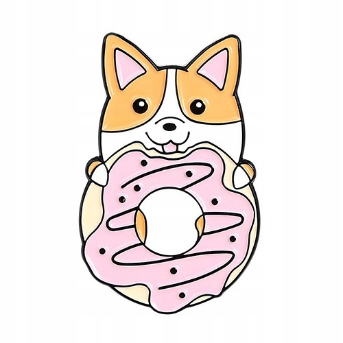 

Przypinka Metalowa Pin Lisek Donat Fox Donut