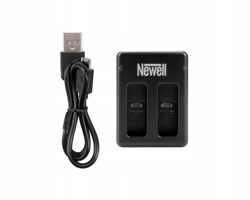 ŁADOWARKA DUAL USB + 2 BATERIE AKUMULATORY do GoPro Hero 5 6 7 Black/Silver Technologia akumulatora litowo-jonowy (Li-Ion)