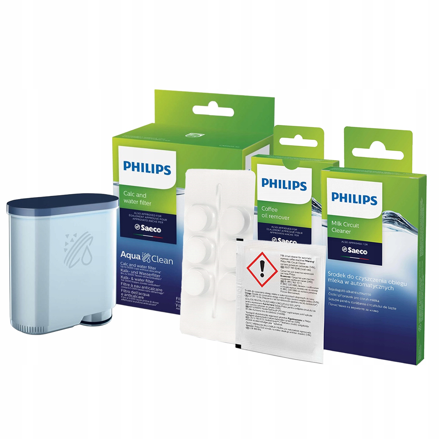 Filtr do kávovaru Philips AquaClean CA6903, tablety, prášek