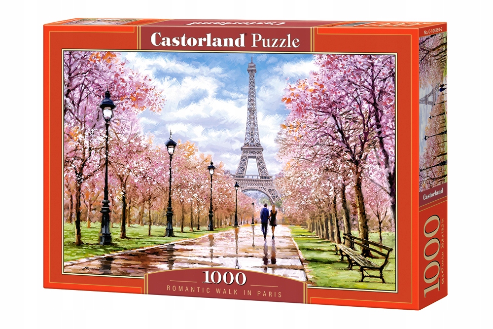 

Puzzle 1000 el. C-104369-2 Romantic Walk in Paris