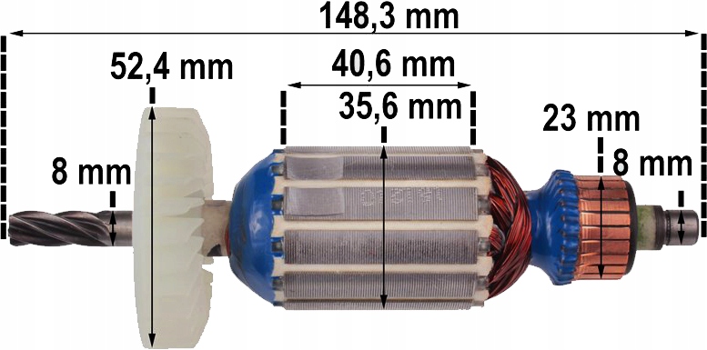 GTooL WIRNIK DO MŁOTOWIERTARKI HIKOKI DH24PC3 Rodzaj wirnik