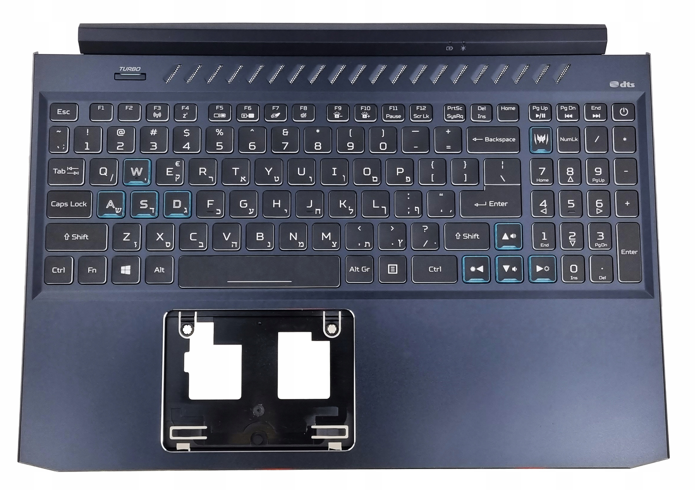 Klávesnica Acer Predator Helios 300 PH315-53 Gtx 1660 Rtx 2060 2070 Hebrejská