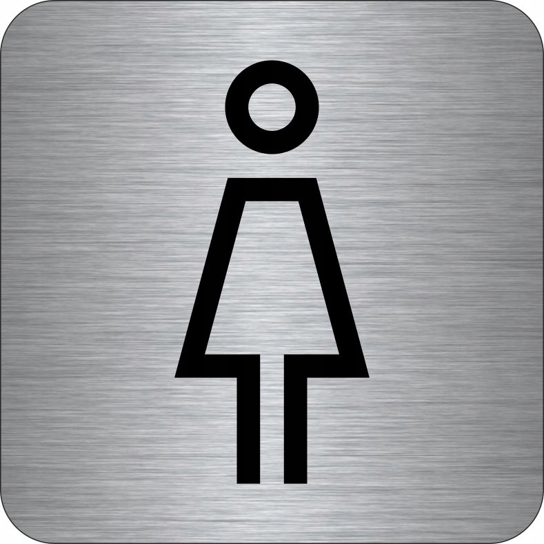 

Tabliczka Aluminium Piktogram Toaleta Damska Wc