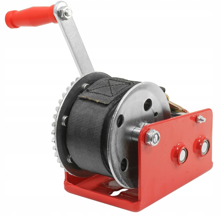 WYCIĄGARKA WCIĄGARKA RĘCZNA KORBOWA TAŚMOWA PASOWA NA KORBĘ 1200kg PAS 10m EAN (GTIN) 5904673574873