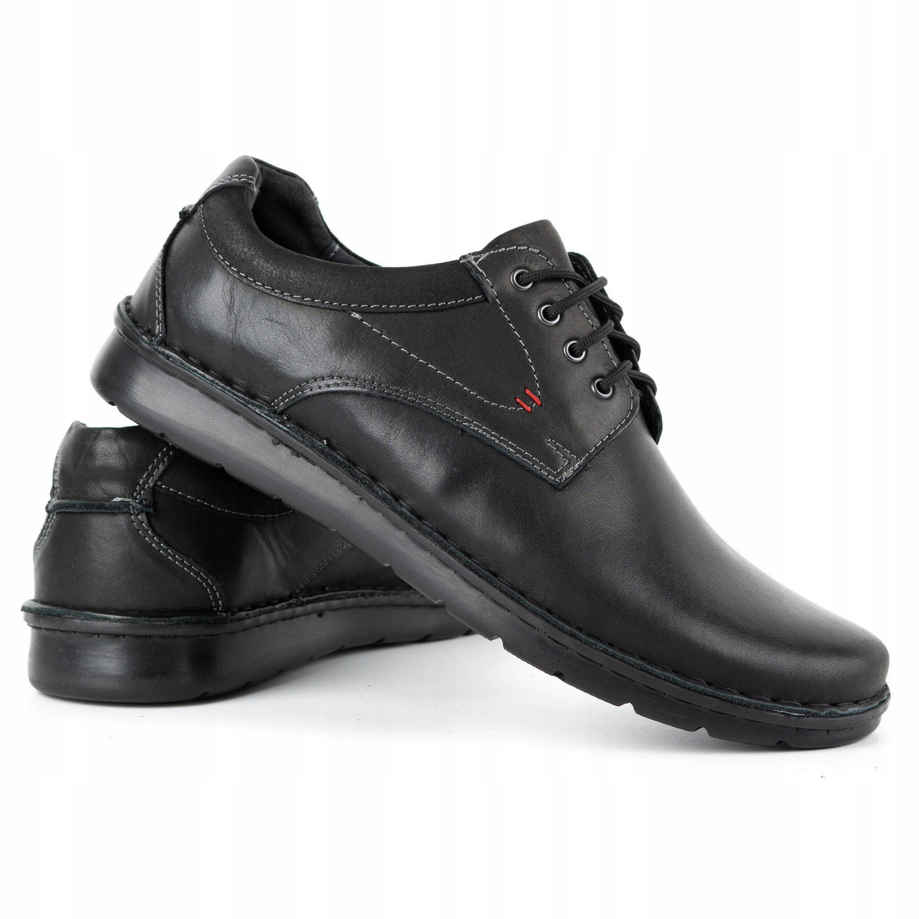 

Buty męskie skórzane casual 13/27 czarny lico 44