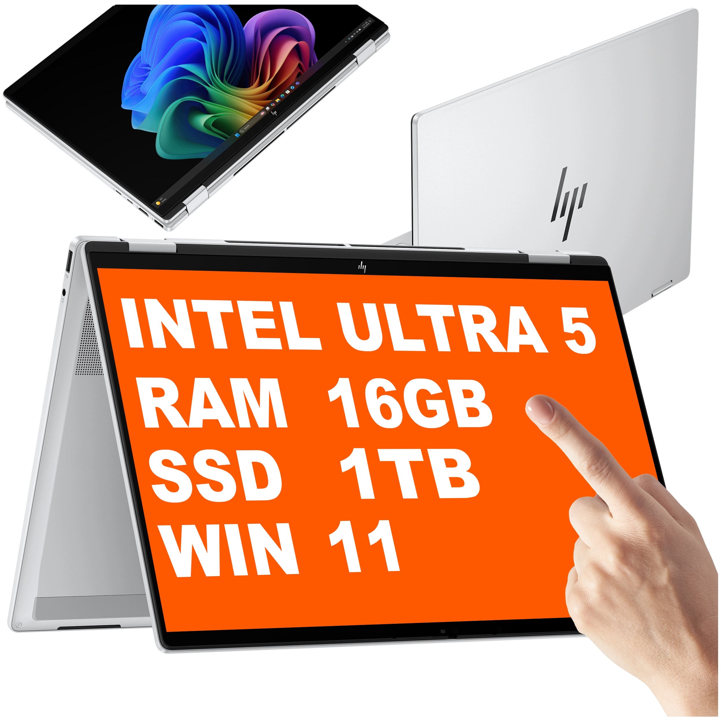 Laptop 2w1 do pracy OmniBook Hp 16 Intel Ultra 5 16GB Ssd 1TB 2K Win 11