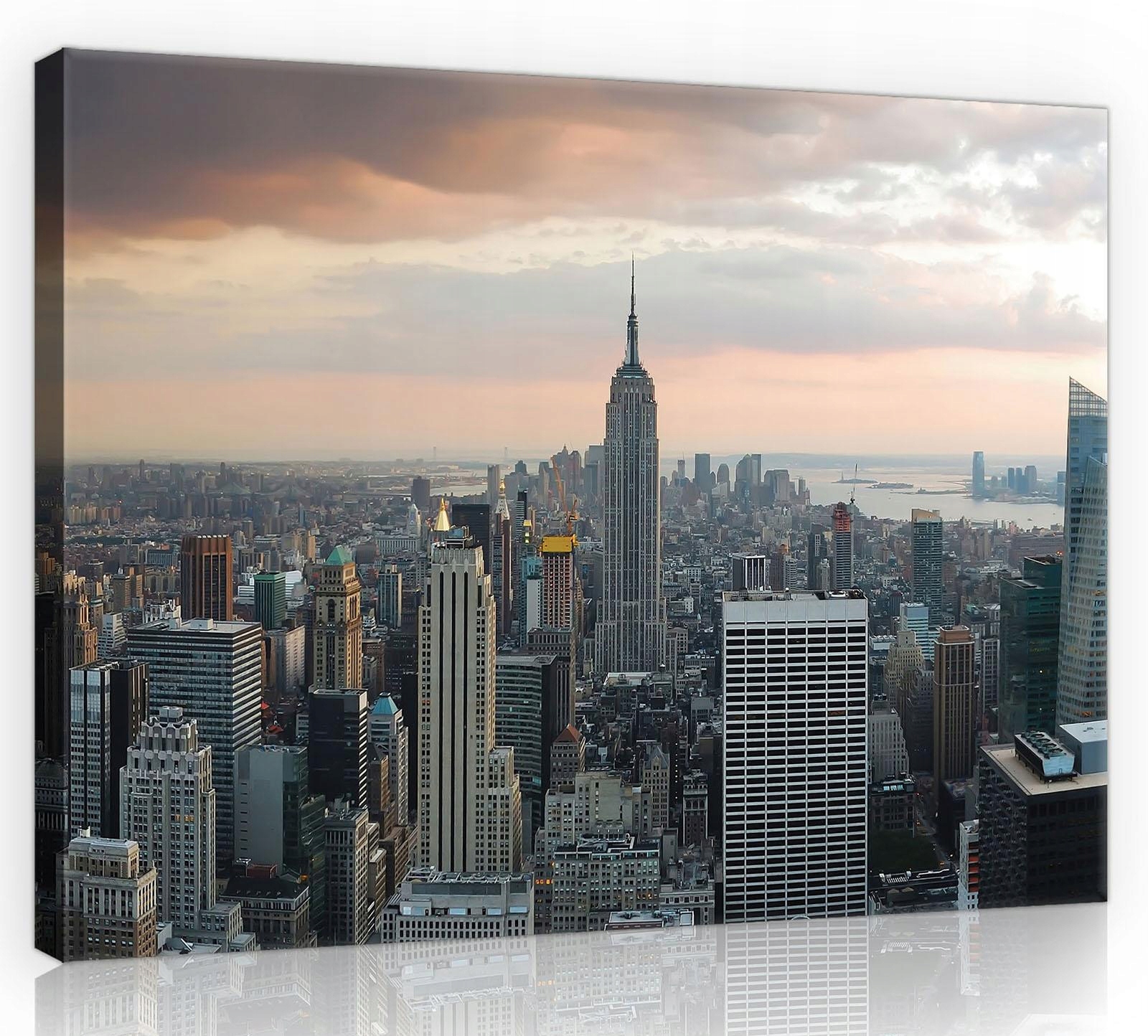 Obraz Na Plátně Canvas 100x75 New York Panorama Plátno 100x75 cm Panorama New Yorku