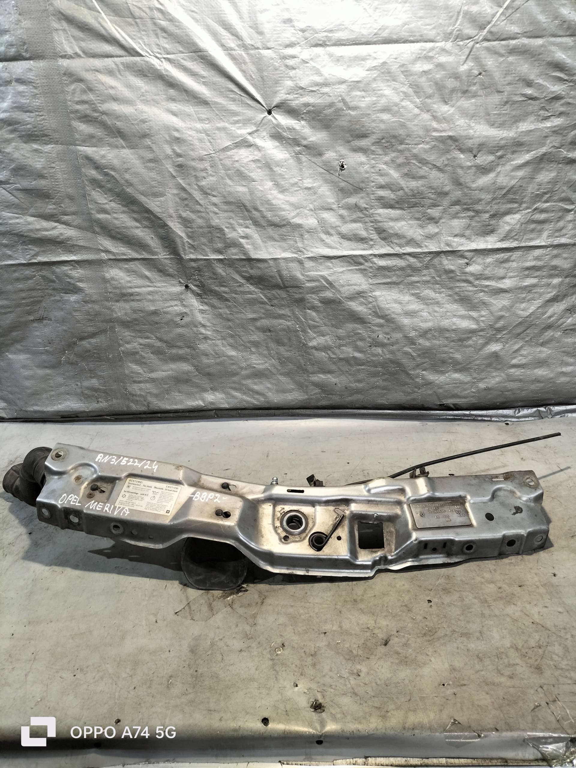 OPEL MERIVA and 1 A 2003 - 2010 pillar CZOLOWOE front body wall 93301873